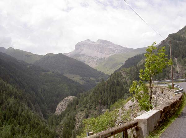 Mittelteil des Col d'Allos